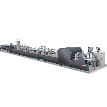 Automatic High-speed Folder Gluer Machine with Inspection